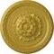 Ekena Millwork Palmetto Ceiling Medallion, Hand-Painted Rich Gold, 11 1/2"OD x 1"P CM11PARGS - alternate 1